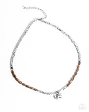 Load image into Gallery viewer, Paparazzi Dainty Dimension Brown Necklace