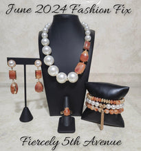 Load image into Gallery viewer, Paparazzi Fiercely 5th Avenue - June 2024 Fashion Fix Complete Set