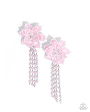 Load image into Gallery viewer, Paparazzi Lotus Length Pink Earrings