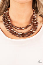 Load image into Gallery viewer, Paparazzi Needs No Introduction Brown Necklace