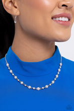 Load image into Gallery viewer, Paparazzi Pronged Passion Necklace and Particularly Pronged White Bracelet Set