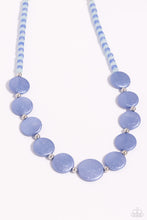 Load image into Gallery viewer, Paparazzi Scratched Showtime Blue Necklace