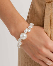 Load image into Gallery viewer, Paparazzi Wiry Wonder Necklace and Wiry Wish White Pearl Bracelet Set