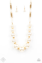 Load image into Gallery viewer, Paparazzi Pearly Prosperity Gold Necklace