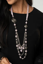 Load image into Gallery viewer, Paparazzi All The Trimmings Pink Necklace