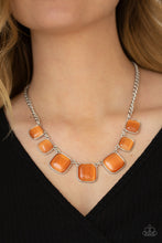 Load image into Gallery viewer, Paparazzi Aura Allure  Orange Necklace