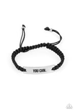 Load image into Gallery viewer, Paparazzi Beyond Belief Black Bracelet