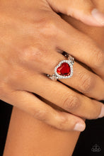 Load image into Gallery viewer, Paparazzi Committed to Cupid Red Ring