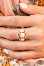 Load image into Gallery viewer, Paparazzi Posh Progression Gold Ring