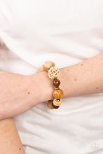 Load image into Gallery viewer, Paparazzi Happily Homespun Brown Bracelet