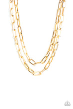 Load image into Gallery viewer, Make A CHAINge - Gold Paparazzi Accessories