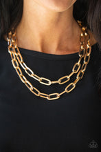 Load image into Gallery viewer, Make A CHAINge - Gold Paparazzi Accessories