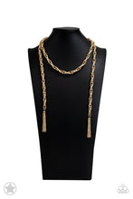 Load image into Gallery viewer, Paparazzi SCARFed for Attention Gold Necklace