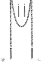 Load image into Gallery viewer, Paparazzi SCARFed for Attention Gunmetal Necklace