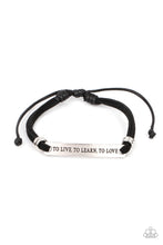 Load image into Gallery viewer, Paparazzi To Live, To Learn, To Love Black Bracelet