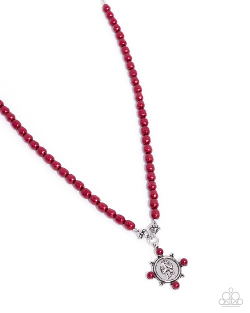 Paparazzi Athenian Affection Red Necklace