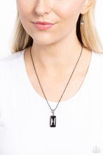 Load image into Gallery viewer, Paparazzi Cosmic Curator Necklace Black
