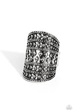 Load image into Gallery viewer, Paparazzi Diamondback Bravado Silver Ring
