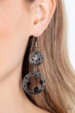 Load image into Gallery viewer, Paparazzi  Eastern Entrada Black Earrings
