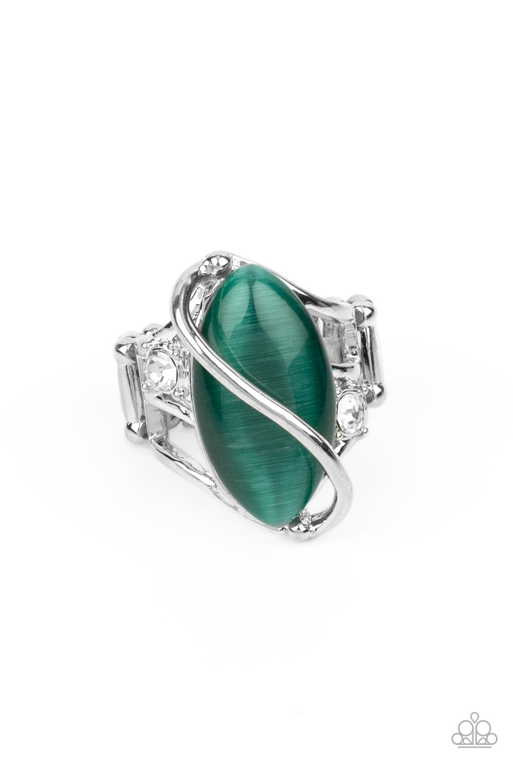 Paparazzi Enlightened Elegance Green Ring