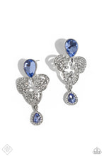 Load image into Gallery viewer, Paparazzi Giving Glam Blue Earrings
