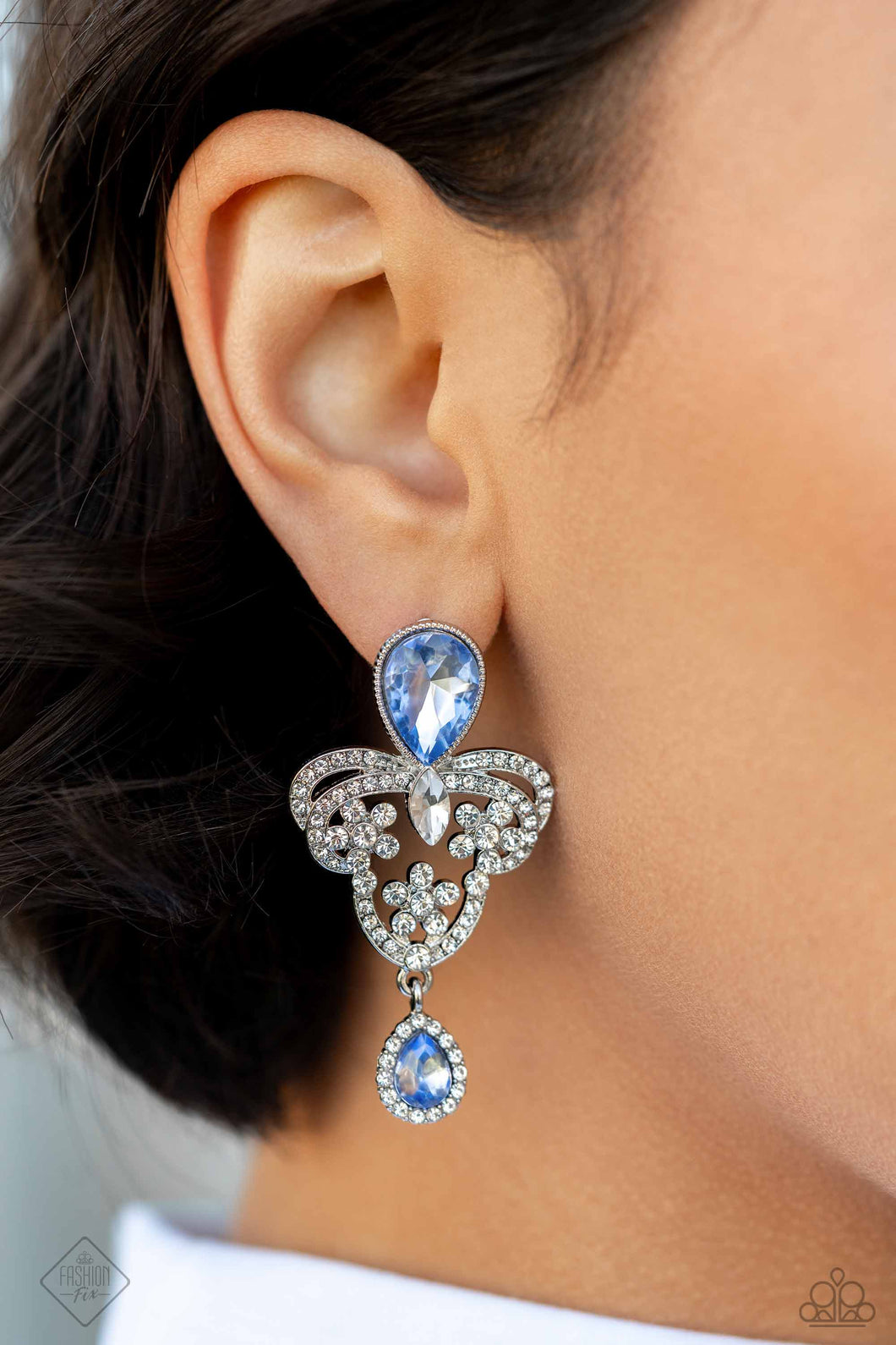 Paparazzi Giving Glam Blue Earrings