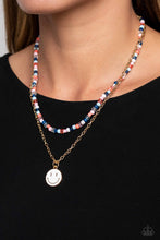 Load image into Gallery viewer, Paparazzi High School Reunion Blue Necklace
