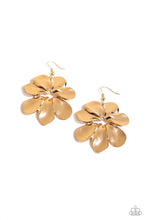 Load image into Gallery viewer, Paparazzi Hinging Hallmart Gold Earrings
