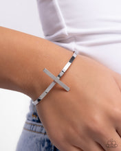 Load image into Gallery viewer, Paparazzi Holy Headline Silver Bracelet
