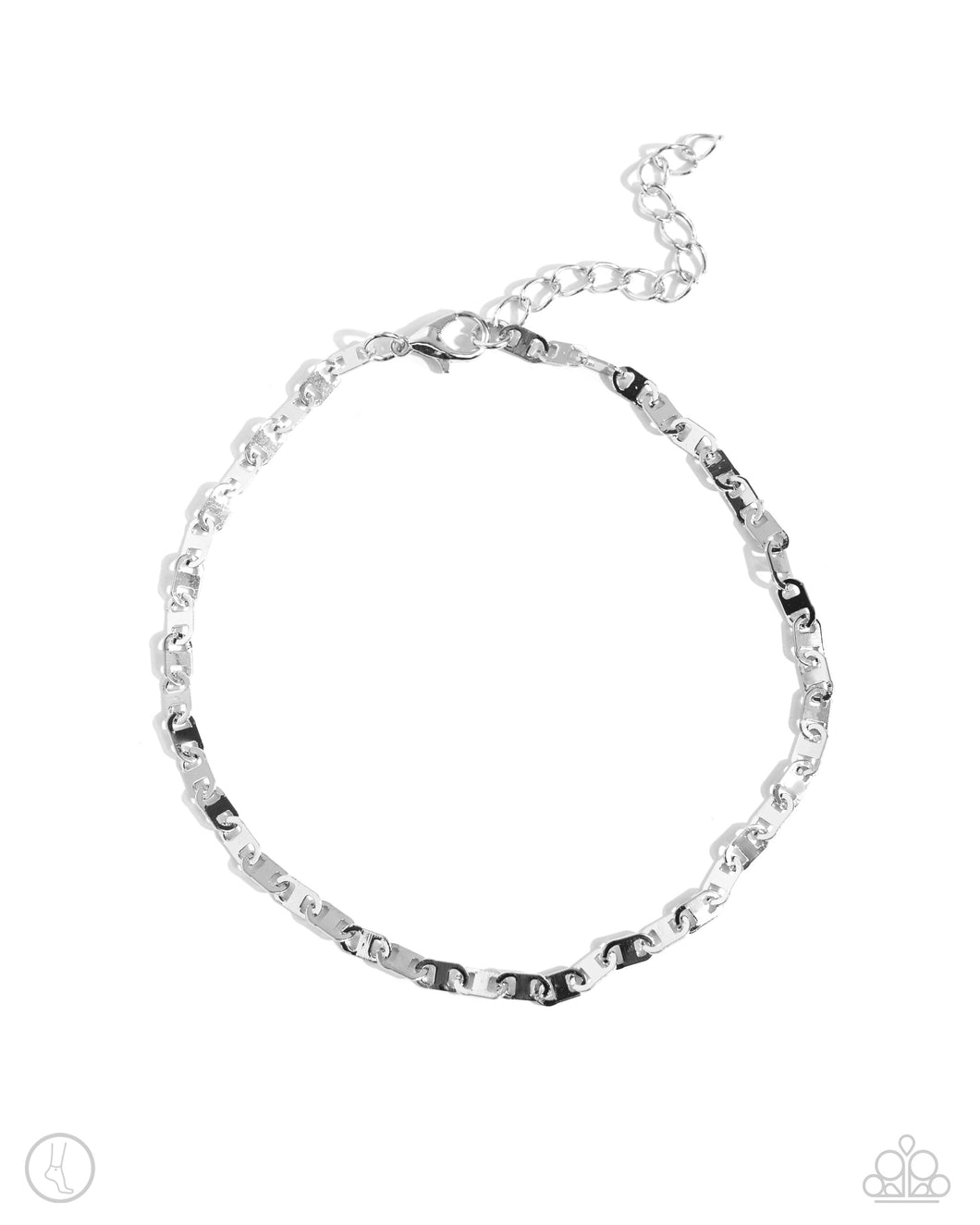 Paparazzi Linked Legacy Silver Anklet