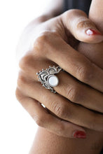 Load image into Gallery viewer, Paparazzi Lotus Solstice White Ring
