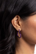 Load image into Gallery viewer, Paparazzi Loving Legend Purple Earrings
