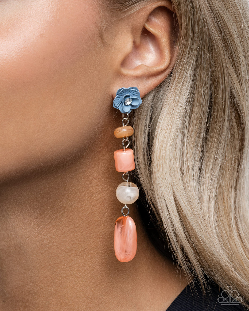 Paparazzi Meditative Magic Orange Earrings