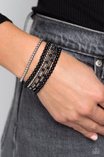 Load image into Gallery viewer, Paparazzi Mythical Magic Black Bracelet
