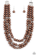 Load image into Gallery viewer, Paparazzi Needs No Introduction Brown Necklace
