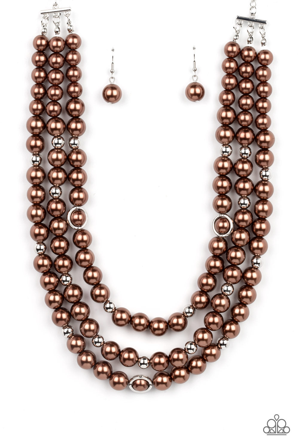 Paparazzi Needs No Introduction Brown Necklace