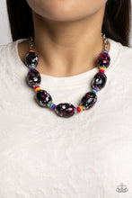 Load image into Gallery viewer, Paparazzi No Laughing SPLATTER Pink Necklace
