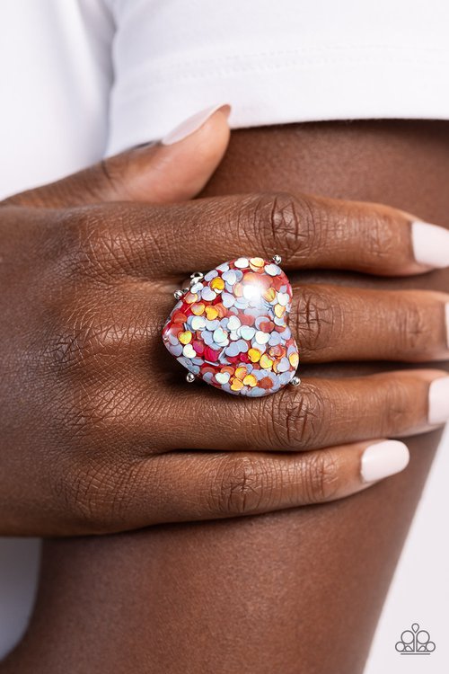 Paparazzi Patterned Promenade Ring