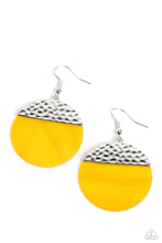 Load image into Gallery viewer, Paparazzi SHELL Out Yellow Earrings

