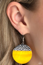 Load image into Gallery viewer, Paparazzi SHELL Out Yellow Earrings

