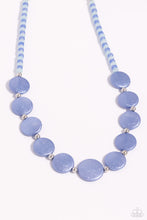 Load image into Gallery viewer, Paparazzi Scratched Showtime Blue Necklace
