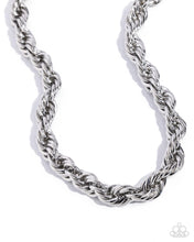 Load image into Gallery viewer, Paparazzi Complete Curves  Silver Necklace
