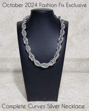 Load image into Gallery viewer, Paparazzi Complete Curves  Silver Necklace
