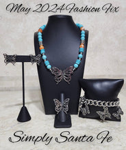 Load image into Gallery viewer, Paparazzi Simply Santa Fe -  May 2024 Fashion Fix Complete Set
