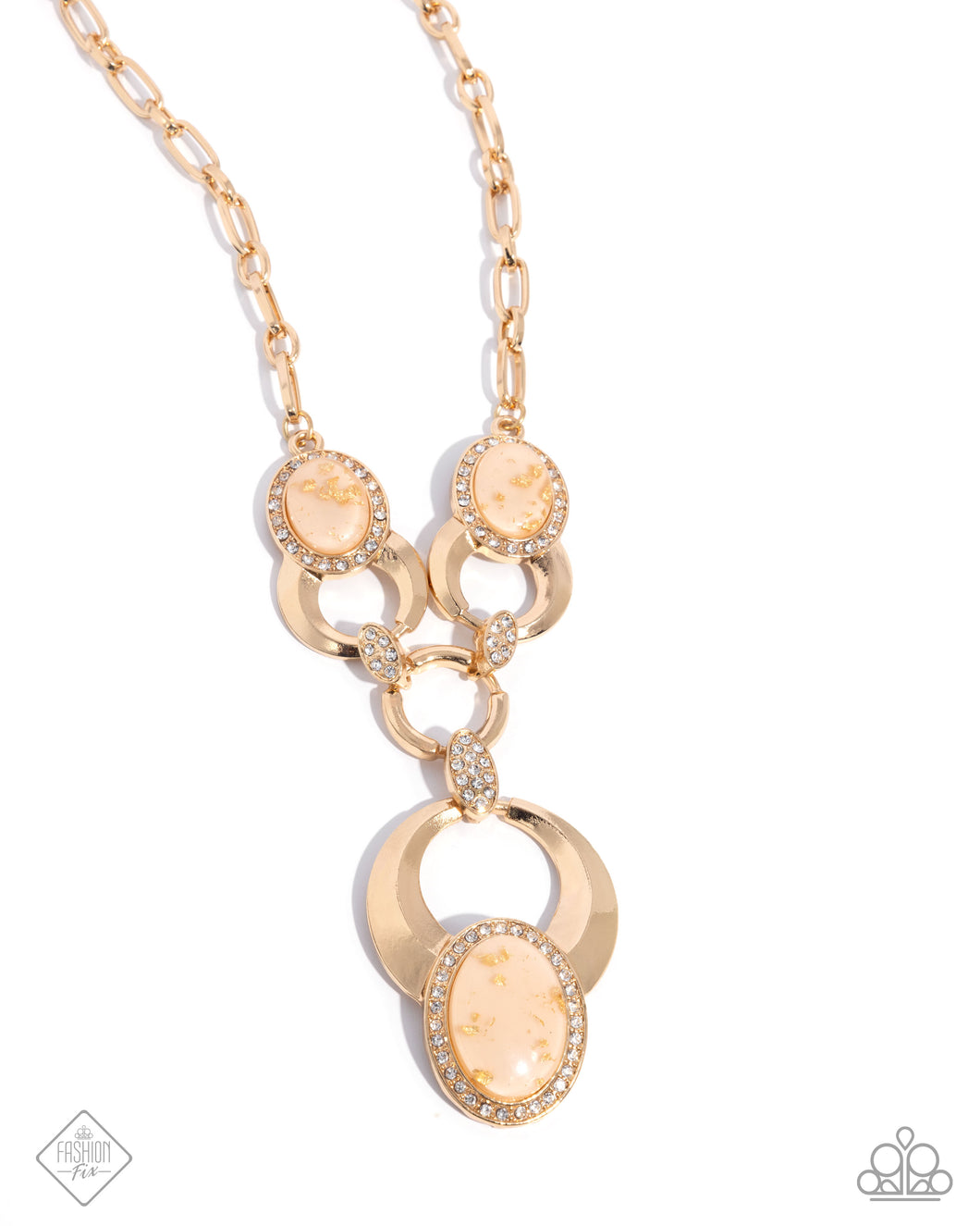 Paparazzi Spirited Softness Gold Necklace