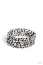 Load image into Gallery viewer, Paparazzi Striped Stack -Silver Bracelet
