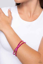 Load image into Gallery viewer, Paparazzi Tactile Thrill  Pink Bracelet
