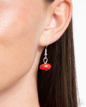 Load image into Gallery viewer, Paparazzi Trailblazing Triangle Red Necklace
