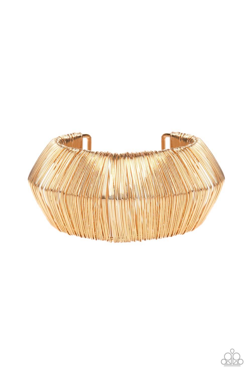 Paparazzi Wild About Wire Gold  Bracelet