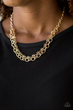 Load image into Gallery viewer, Paparazzi Block Party Princess Gold Necklace
